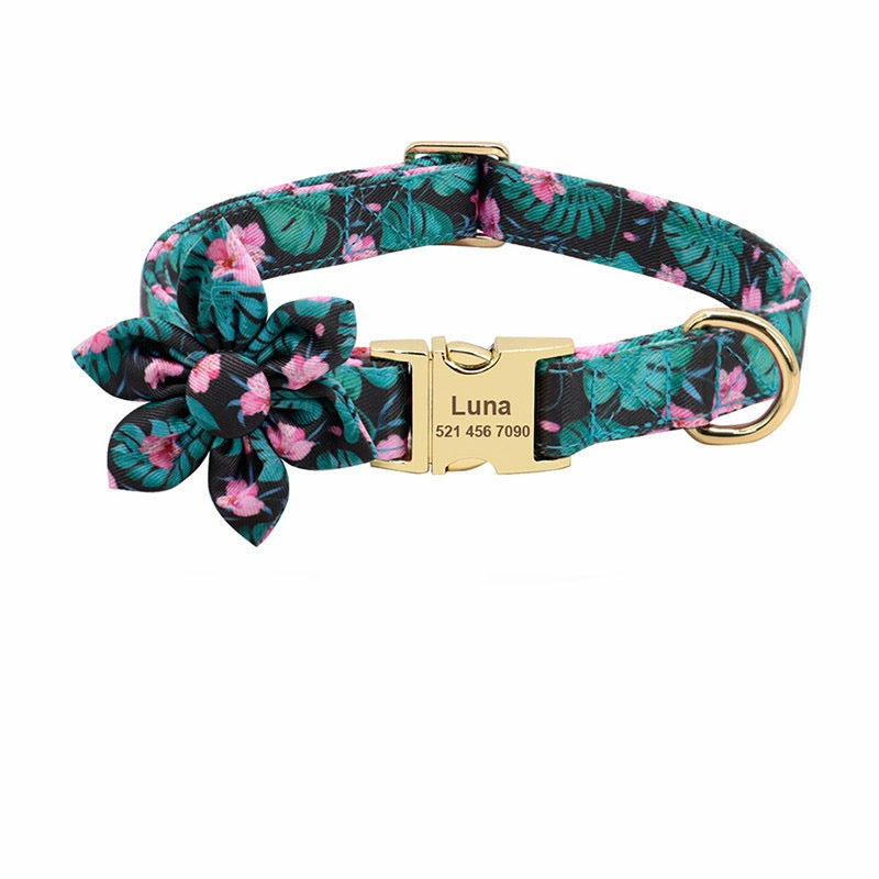 Custom Pet Name Collar - Personalized Dog & Cat Collar