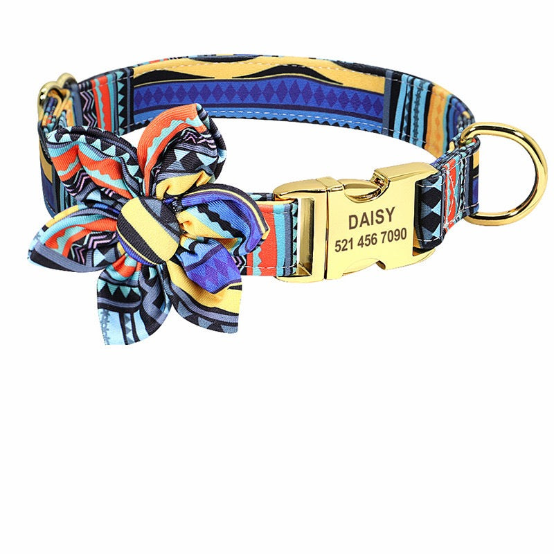 Custom Pet Name Collar - Personalized Dog & Cat Collar