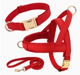 Personalized Dog Harness & Leash Set
