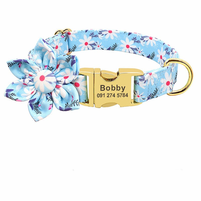 Custom Pet Name Collar - Personalized Dog & Cat Collar