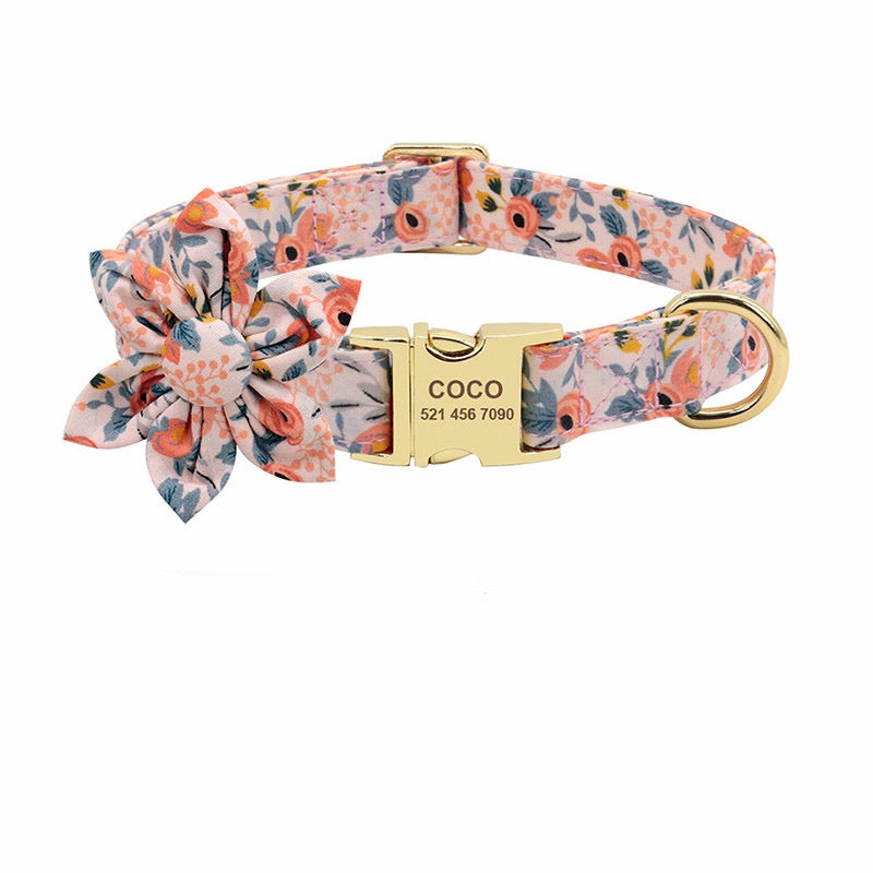 Custom Pet Name Collar - Personalized Dog & Cat Collar