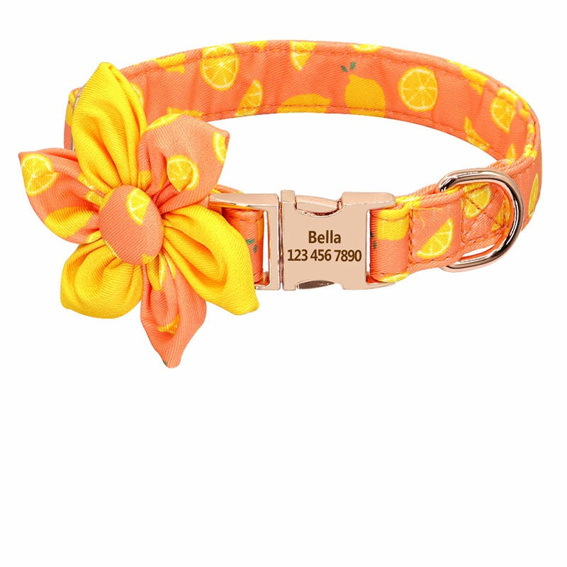 Custom Pet Name Collar - Personalized Dog & Cat Collar
