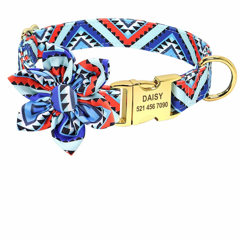 Custom Pet Name Collar - Personalized Dog & Cat Collar