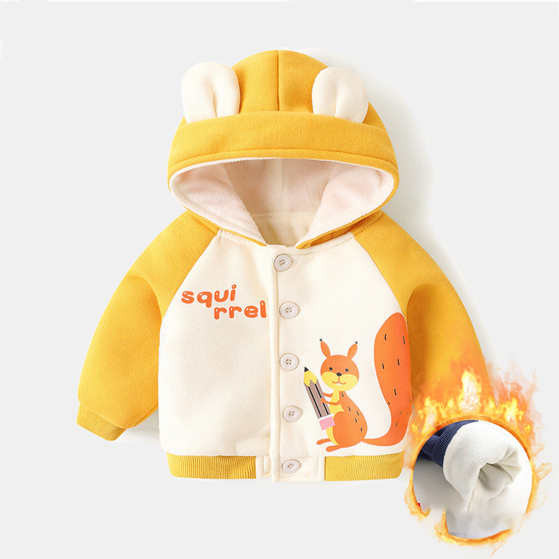 Veste Bébé Polaire à Capuche