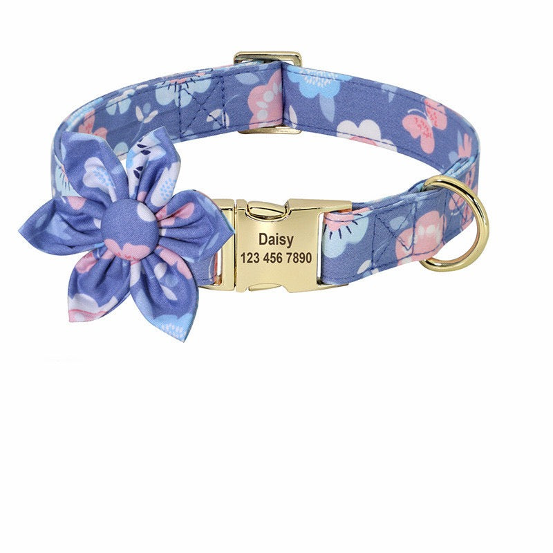 Custom Pet Name Collar - Personalized Dog & Cat Collar