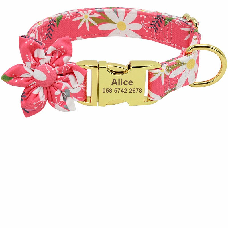 Custom Pet Name Collar - Personalized Dog & Cat Collar