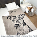Custom Name Pet Blanket - Personalized Cozy Pet Throw