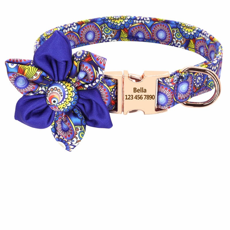 Custom Pet Name Collar - Personalized Dog & Cat Collar