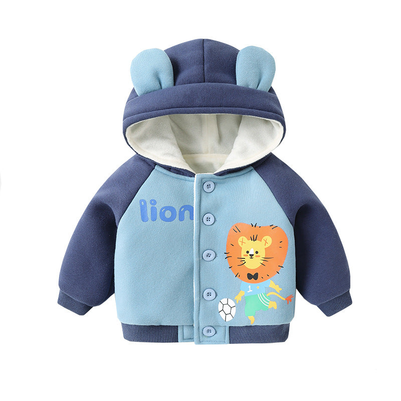 Veste Bébé Polaire à Capuche