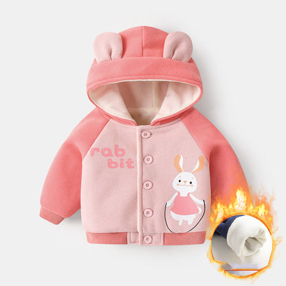 Veste Bébé Polaire à Capuche